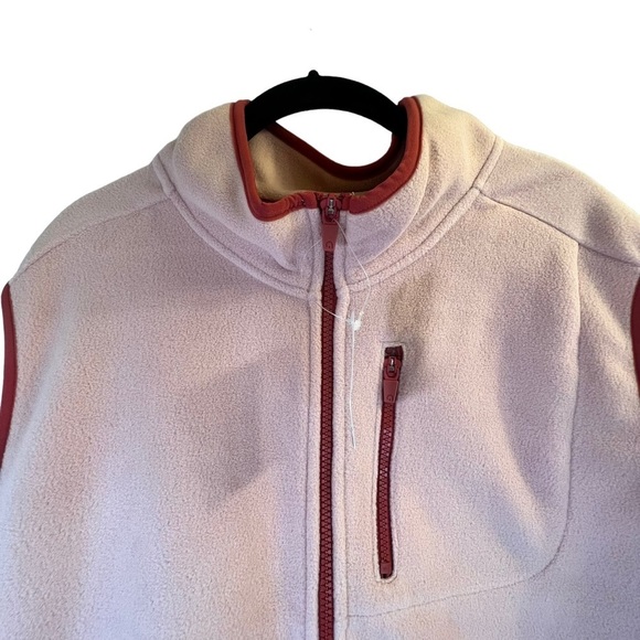 Hyba Women's Vest Size XXL Polar Colour Blocked Pink Tan Sleeveless - Picture 7 of 15